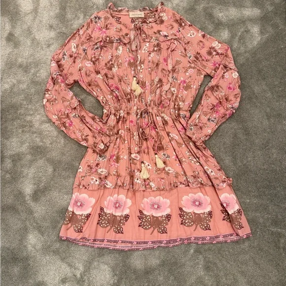 Saints and Hearts Pink floral dress - Picture 1 of 6